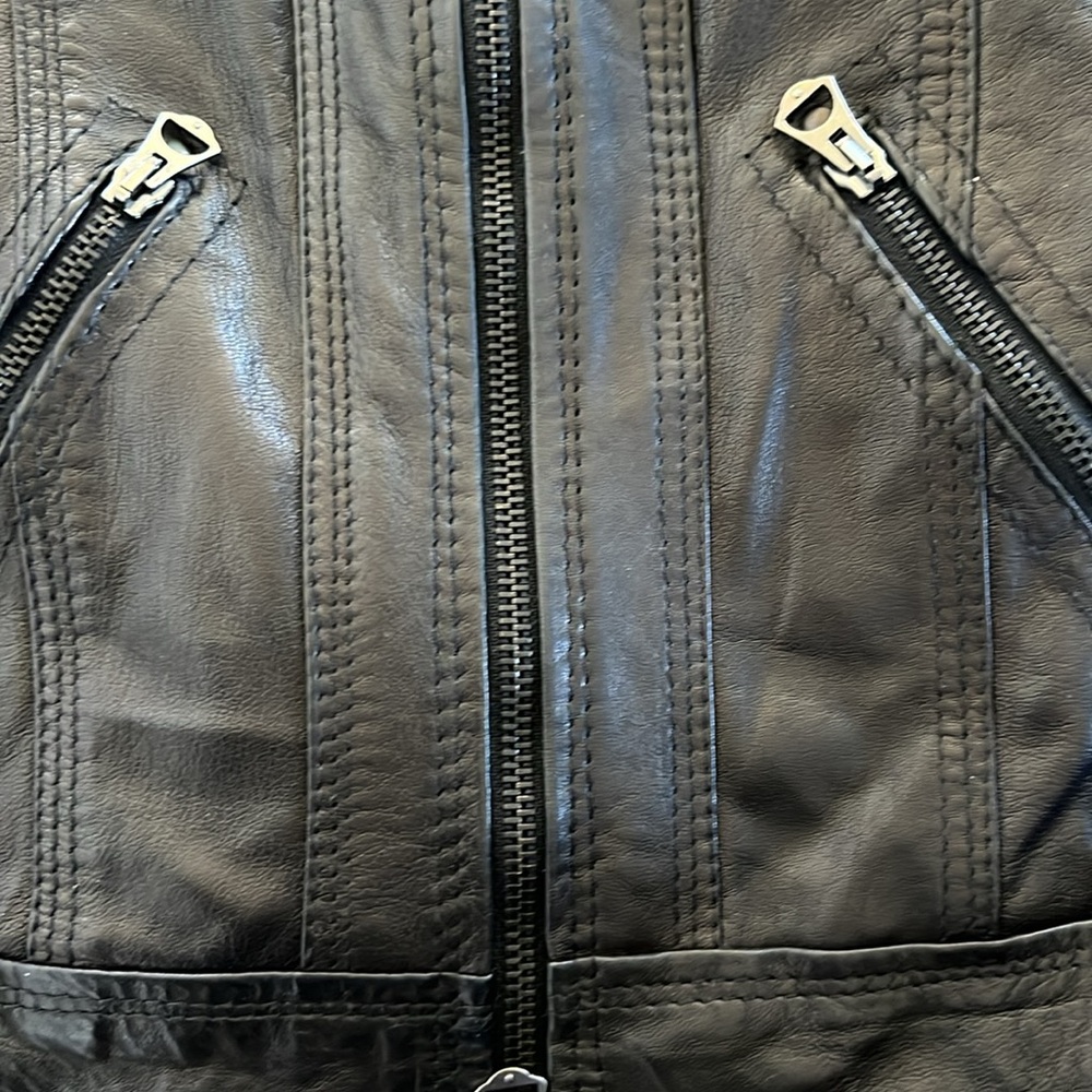 NICOLA Black Lightweight Shirt Jacket with Distressed Detailing - Picture 2 of 10